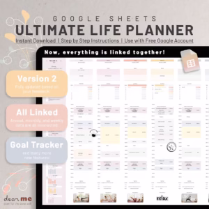 Google Sheets Life Planner