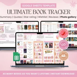 Book Tracker & Reading List on Google Sheets